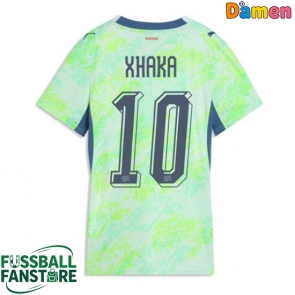 Schweiz Granit Xhaka #10 Replik Auswärtstrikot Damen WM 2026 Kurzarm